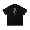 Pew pew heavyweight loose fit tee